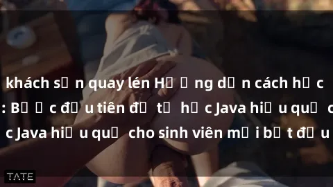 khách sạn quay lén Hướng dẫn cách học Java cho sinh viên: Bước đầu tiên để tự học Java hiệu quả cho sinh viên mới bắt đầu là gì?